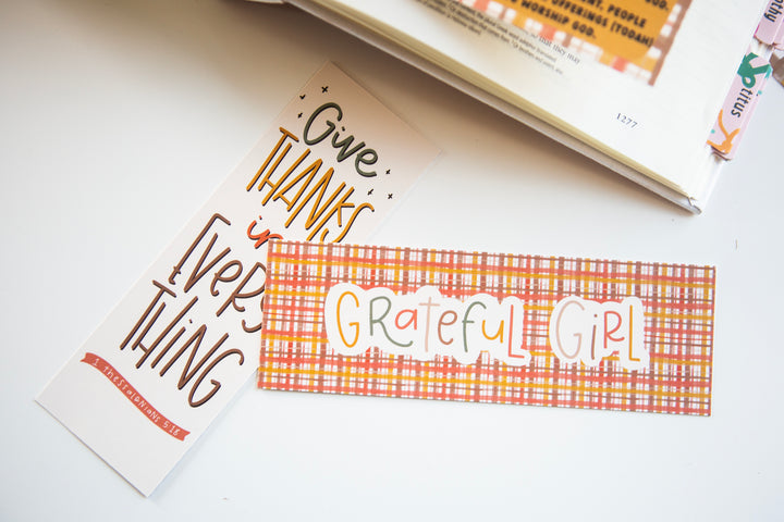 Grateful Girl bookmark