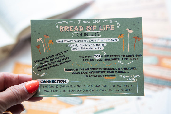 Loaded Bible Mini Tip-In Bundle – 7 Printable Bible Study Sets | Digital Bible Journaling Inserts on Covenants, I Am Statements, Names of God & More