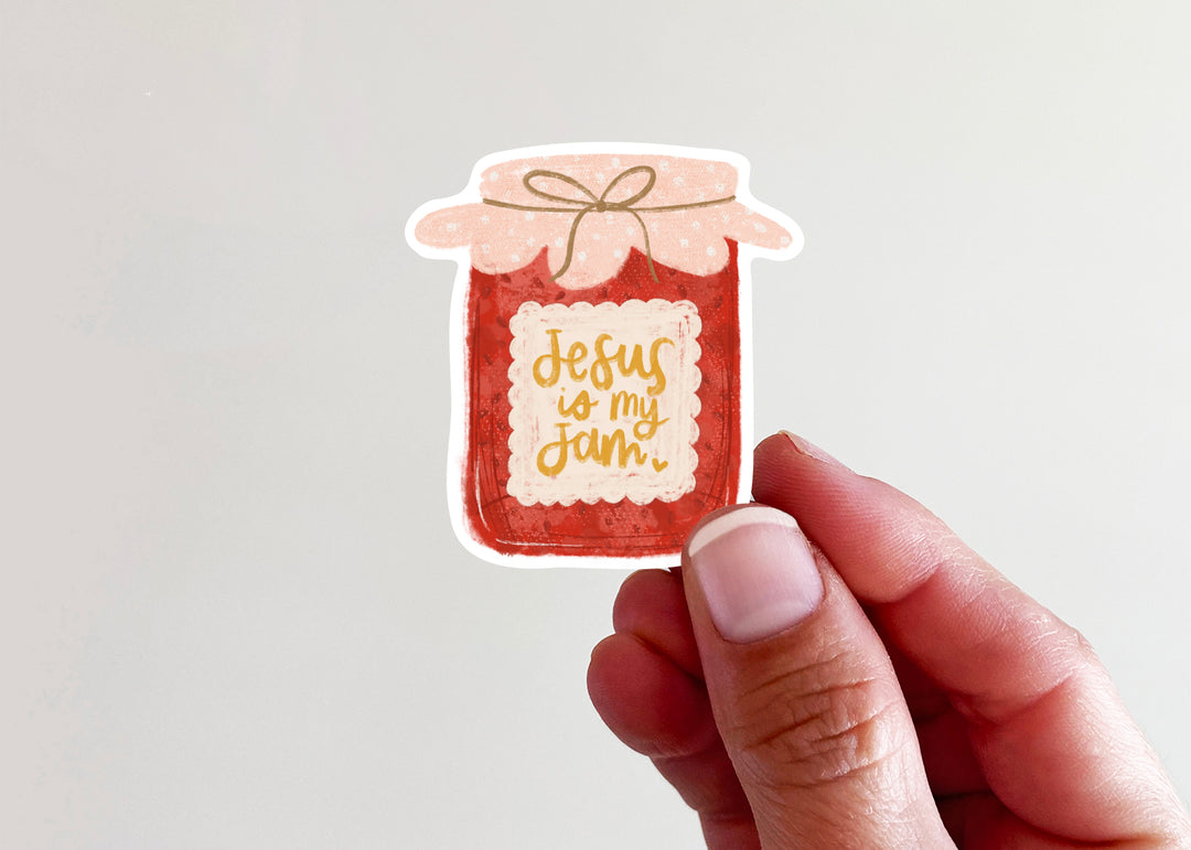 Jesus is My Jam Vinyl Sticker - Kingfolk Co