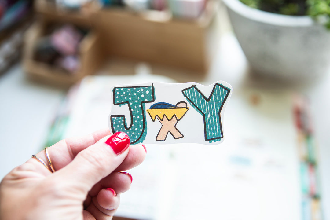 Joy Manger Vinyl Sticker - Kingfolk Co