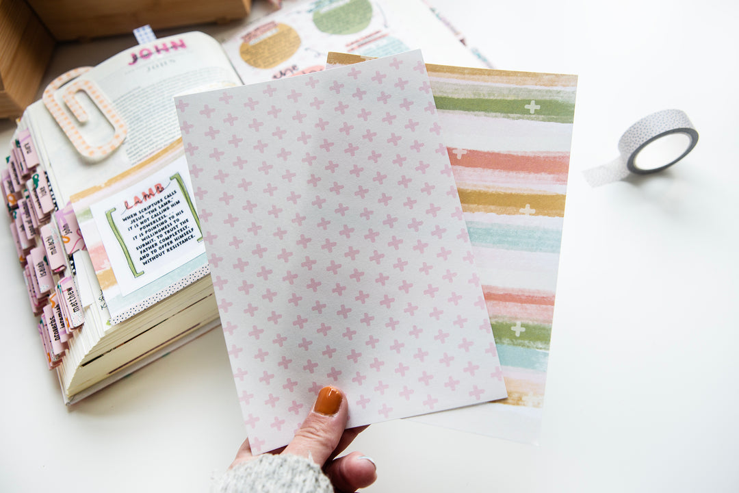 Lamb of God Scrapbook Sheet Set - Kingfolk Co