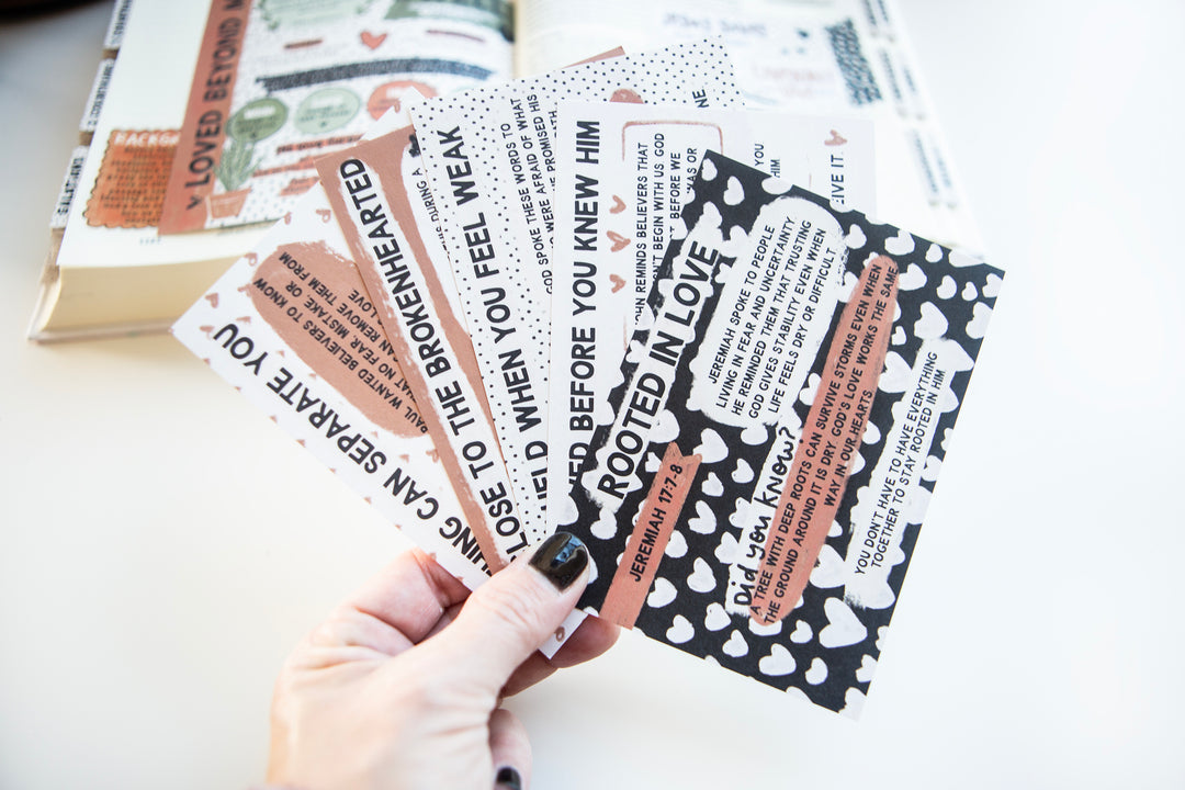 Loved Beyond Measure Mini Tip-in Sheet Bundle (Set of 5) - Kingfolk Co