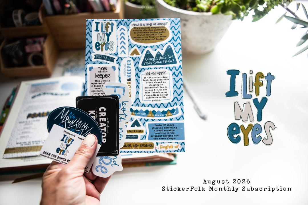 I Lift My Eyes (August 2026) Monthly Subscription