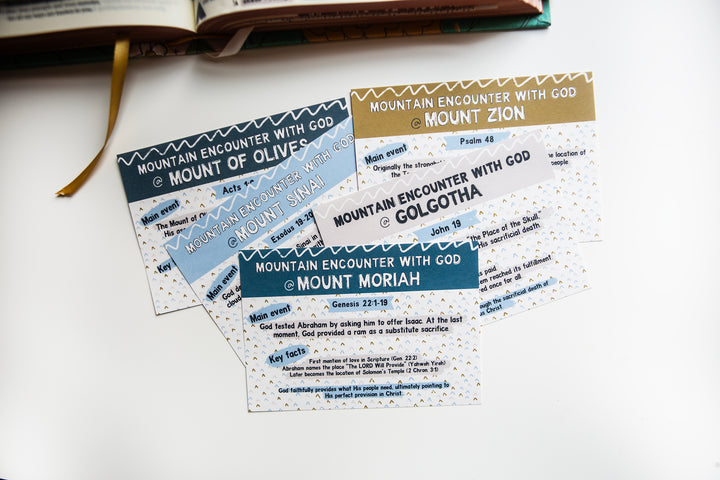Mountain Encounters with God Mini Tip-in Sheet Bundle (Set of 5) - Kingfolk Co