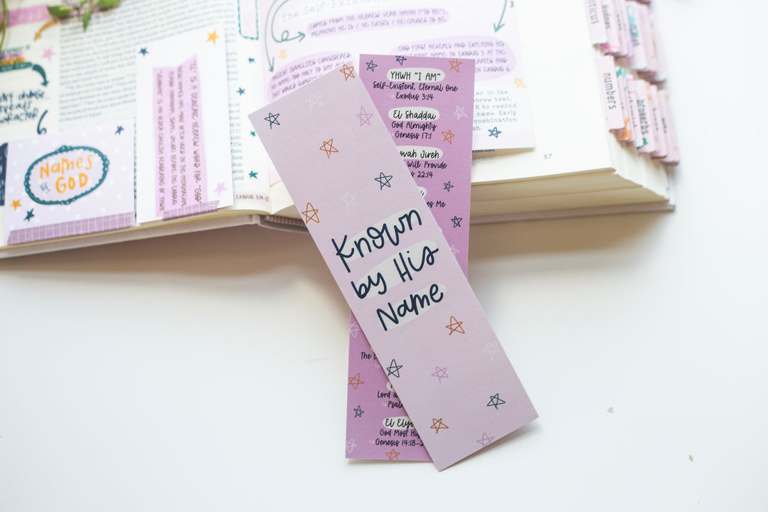 Names of God bookmark - Kingfolk Co