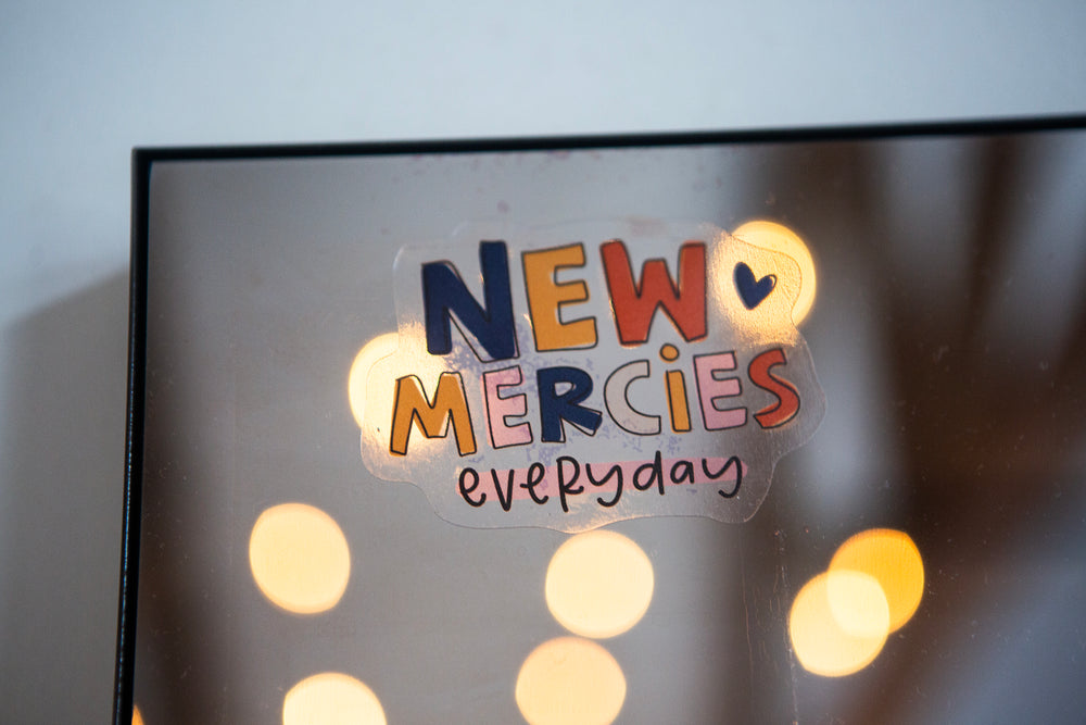 New Mercies Everyday Mirror Cling - Kingfolk Co