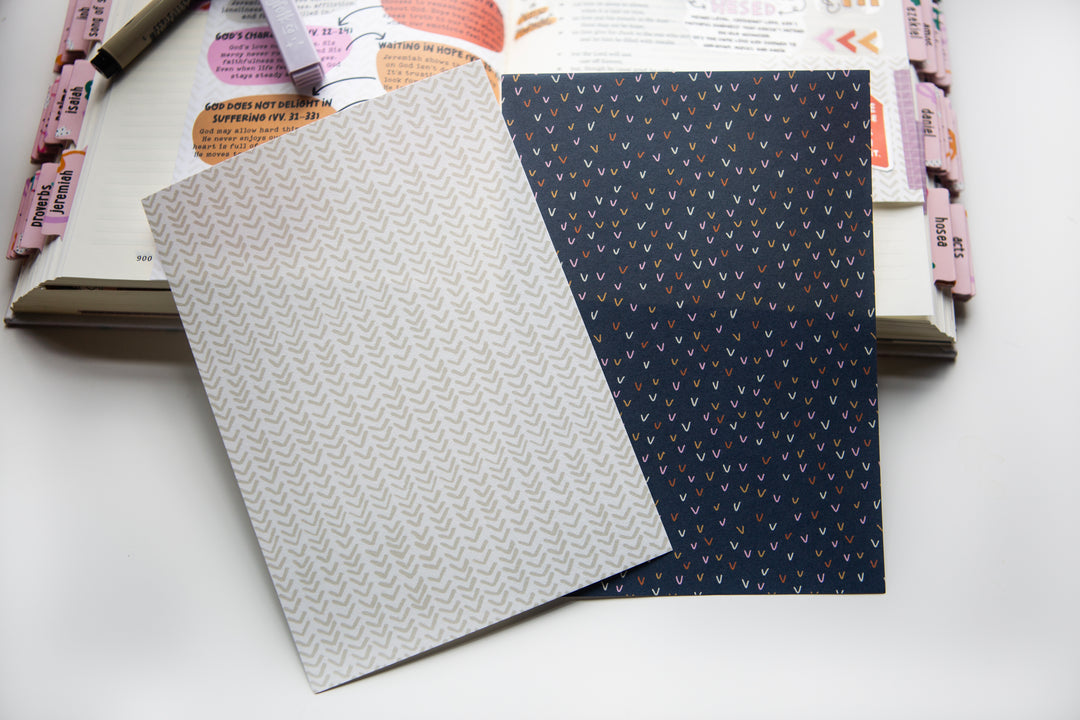 New Mercies Scrapbook Sheet Set - Kingfolk Co