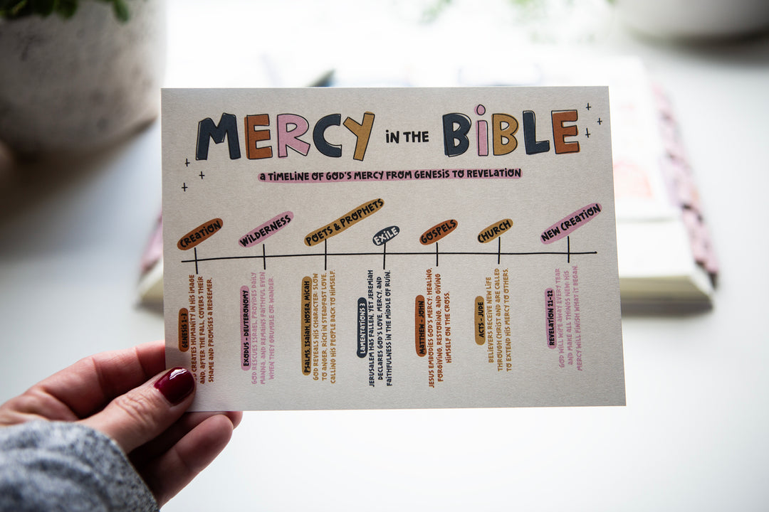 Mercy in the Bible TIMELINE Tip-in Sheet - Kingfolk Co