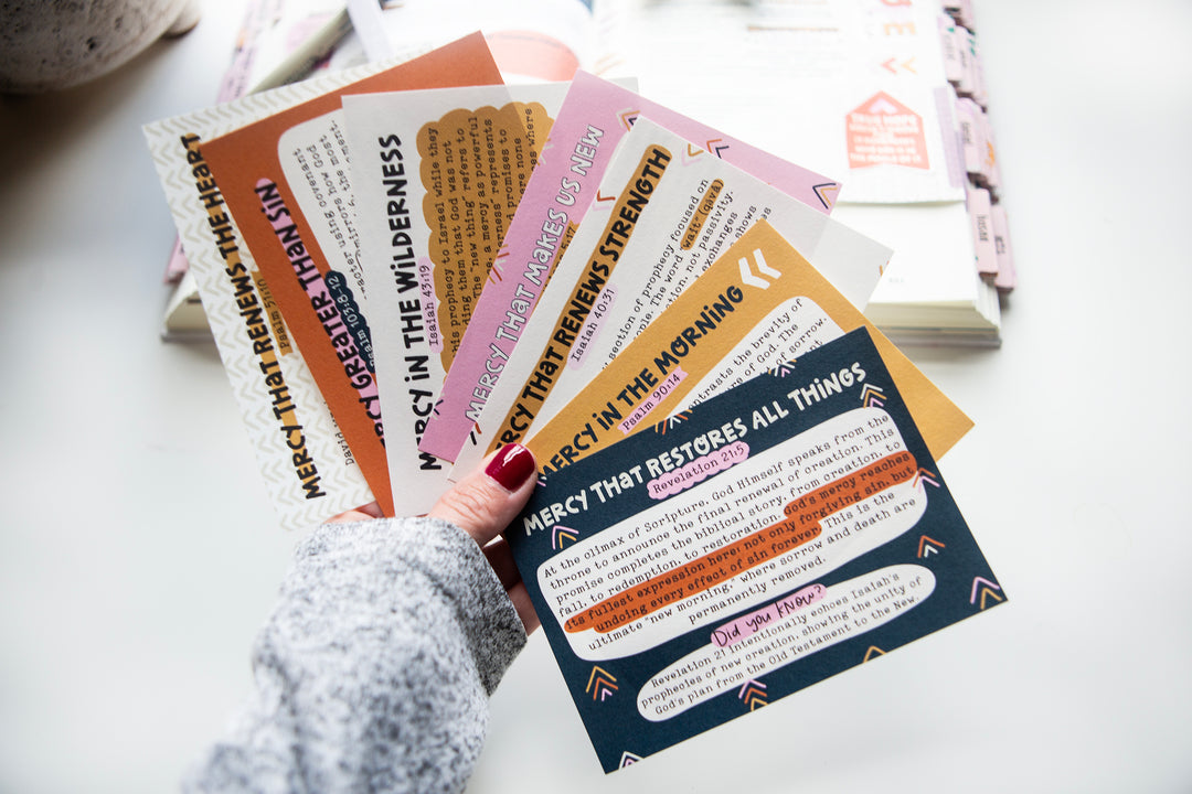 Mercy in the Bible Mini Tip-in Sheet Bundle (Set of7) - Kingfolk Co