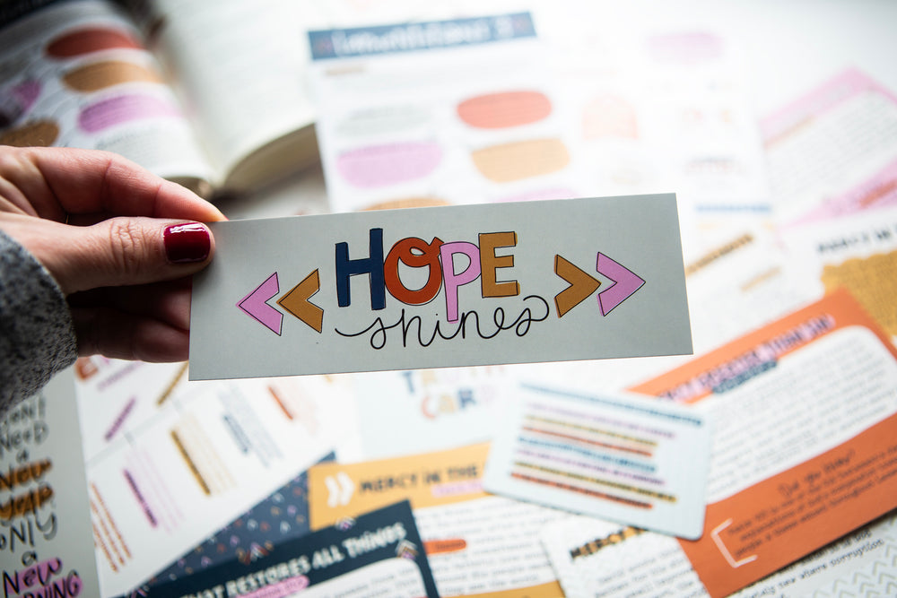 Hope Shines bookmark - Kingfolk Co