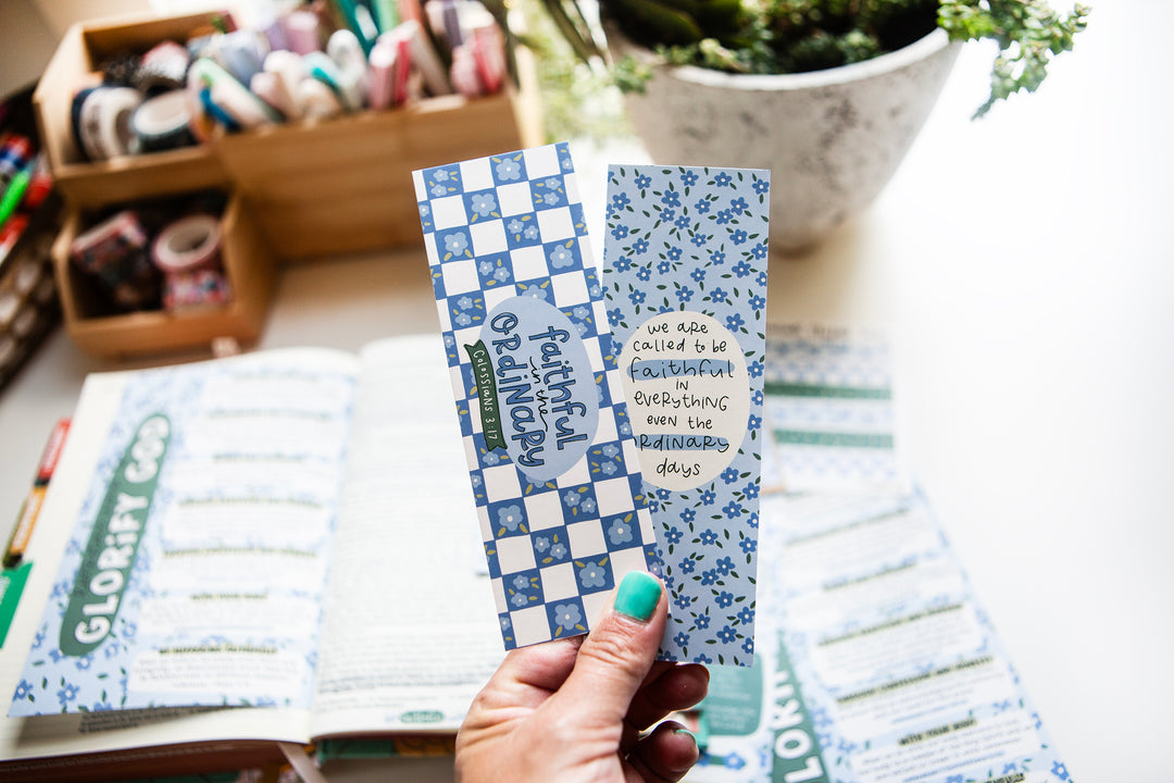Faithful in the Ordinary Colossians 3:17 bookmark