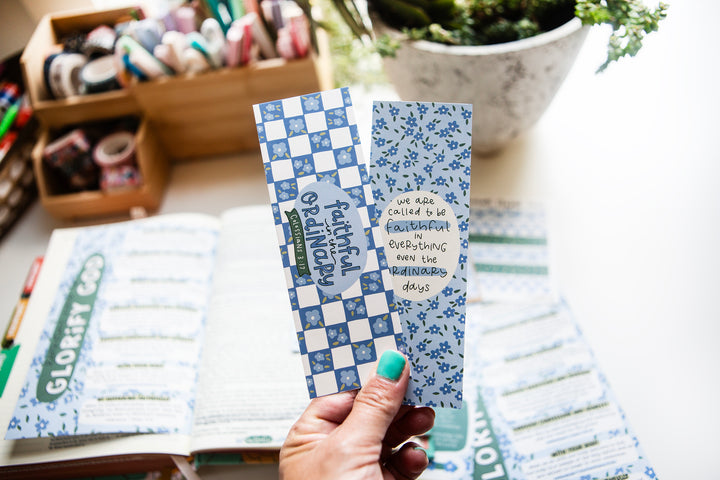 Faithful in the Ordinary Colossians 3:17 bookmark