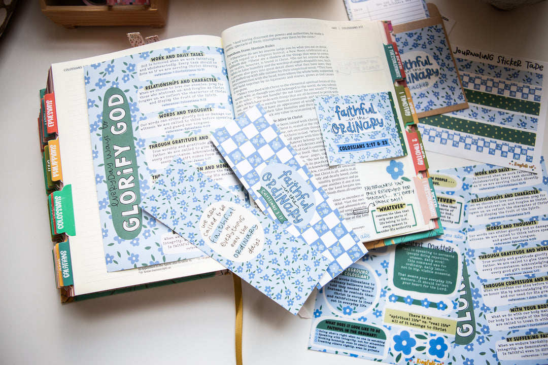 Faithful in the Ordinary Colossians 3:17 bookmark