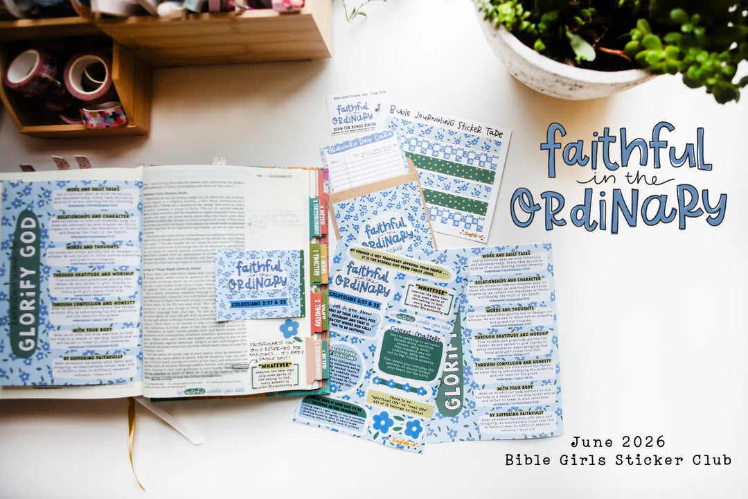 Faithful in the Ordinary (June 2026) Bible Girls Monthly Subscription - Kingfolk Co
