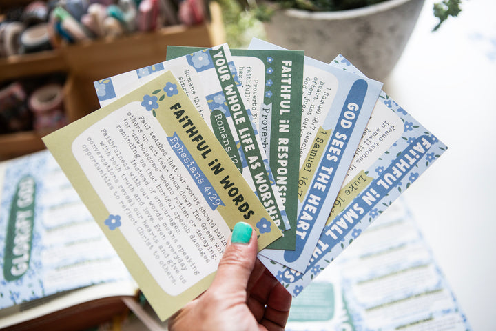 Faithful in the Little Things Mini Tip-in Sheet Bundle (Set of 5)