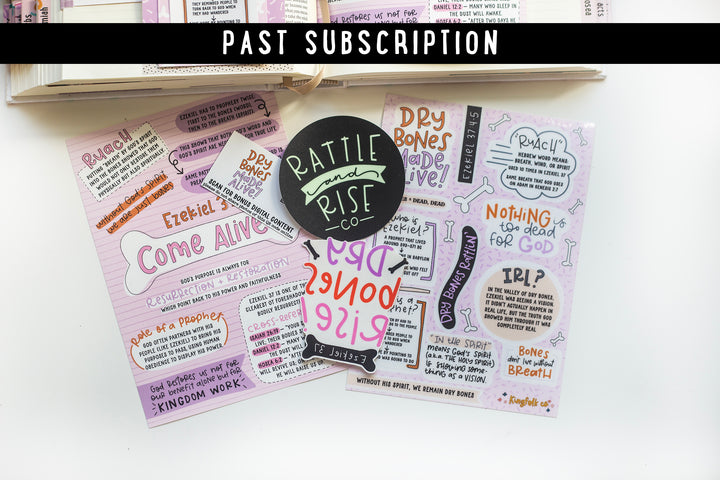 Bible Girls Monthly Sticker Club - Kingfolk Co