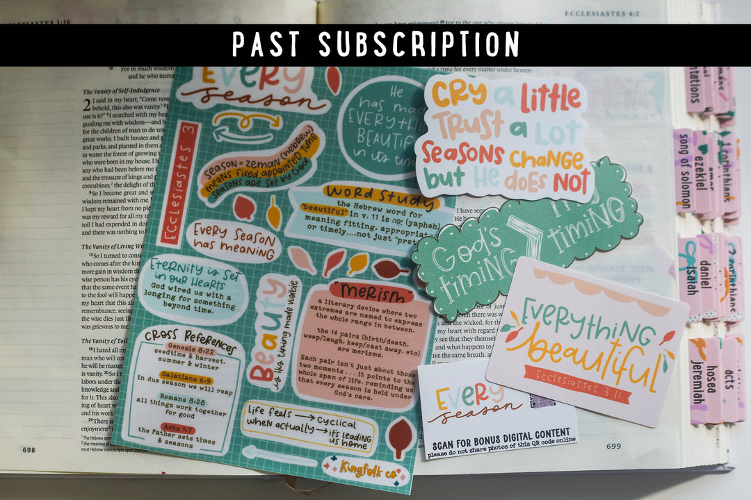 Sticker Folk - Monthly Subscription - Kingfolk Co