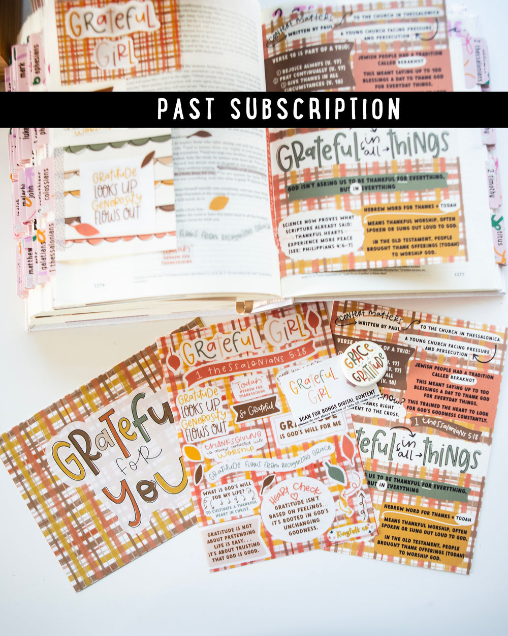 Bible Girls Monthly Sticker Club - Kingfolk Co