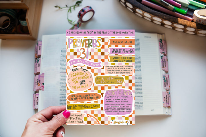 Proverbs 31 Sticker Sheet - Kingfolk Co
