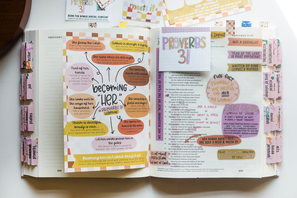 Proverbs 31 Sticker Sheet - Kingfolk Co