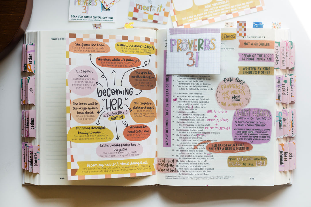 Proverbs 31 Sticker Sheet - Kingfolk Co