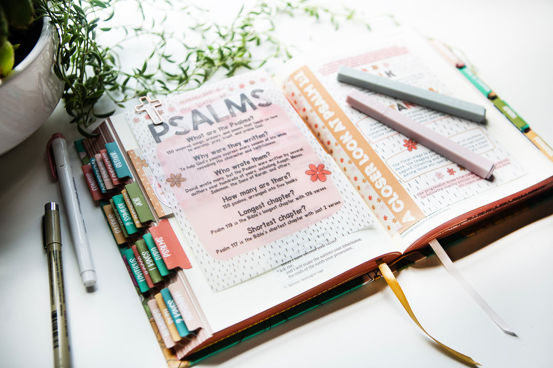 Introduction to The Book of Psalms VELUM tip-in Sheet - Kingfolk Co