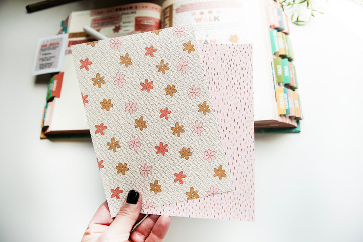 Delighting in God's Word (Psalm 1) Scrapbook Sheet Set - Kingfolk Co