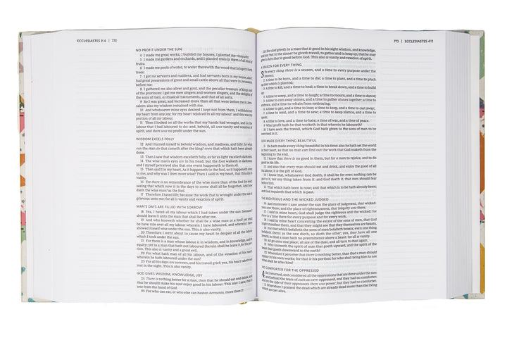 Holy Heritage Quilt KJV Journaling Bible - Kingfolk Co