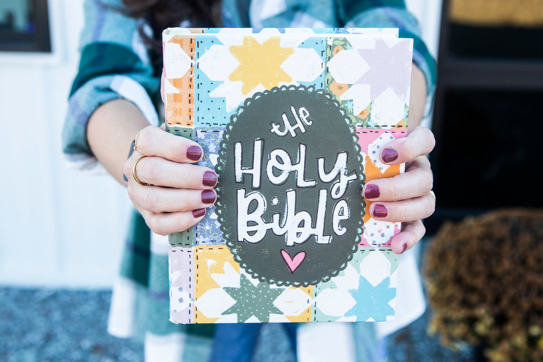 Holy Heritage Quilt KJV Journaling Bible - Kingfolk Co