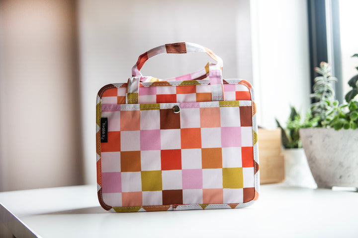 Retro Check Bible Bag