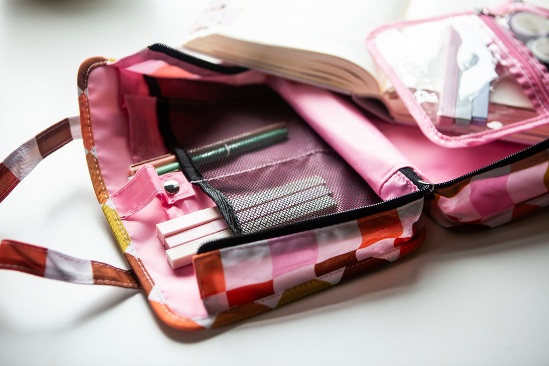 Retro Check Bible Bag