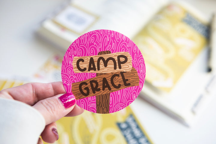 Camp Grace Vinyl Sticker - Kingfolk Co