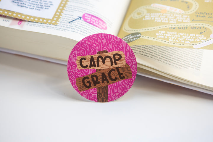 Camp Grace Vinyl Sticker - Kingfolk Co