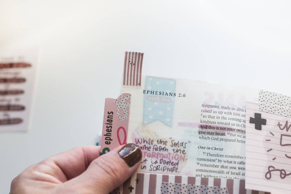 Brown Stripe Solas Bible Flaggers - Kingfolk Co