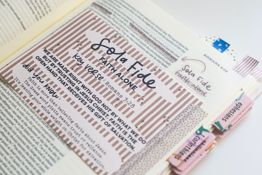 Loaded Bible Mini Tip-In Bundle – 7 Printable Bible Study Sets | Digital Bible Journaling Inserts on Covenants, I Am Statements, Names of God & More