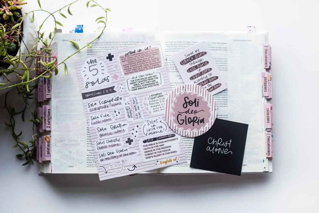Sola Statements Sticker Study Bundle - Kingfolk Co
