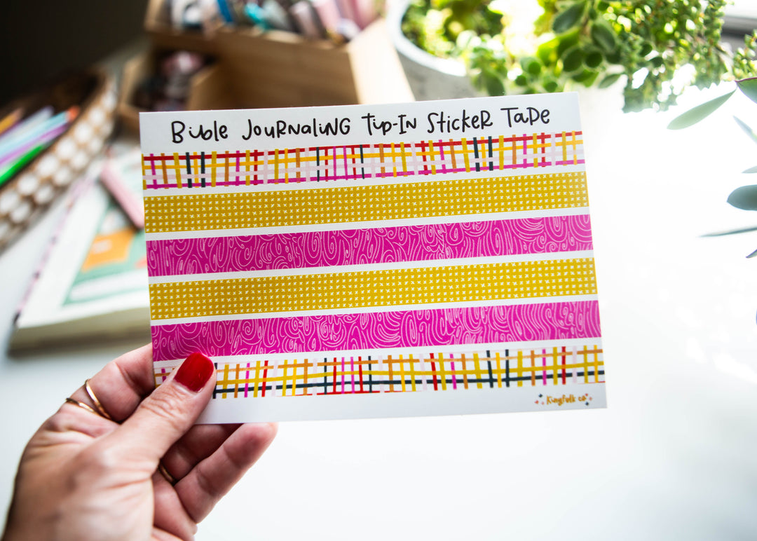 Romans Road Tip-in TAPE Sticker Sheet - Kingfolk Co