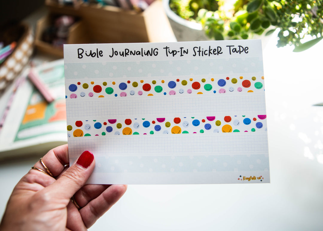 Whatever Is/ Anxious for Nothing Tip-in TAPE Sticker Sheet - Kingfolk Co