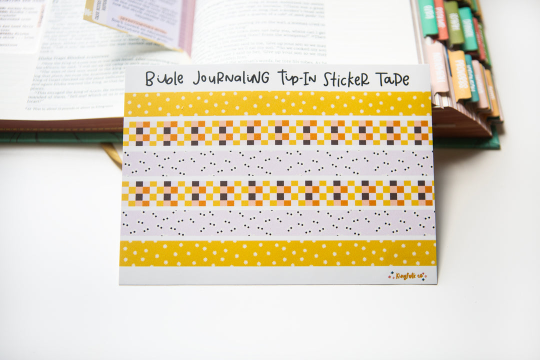 Stranger Scriptures Tip-in TAPE Sticker Sheet - Kingfolk Co