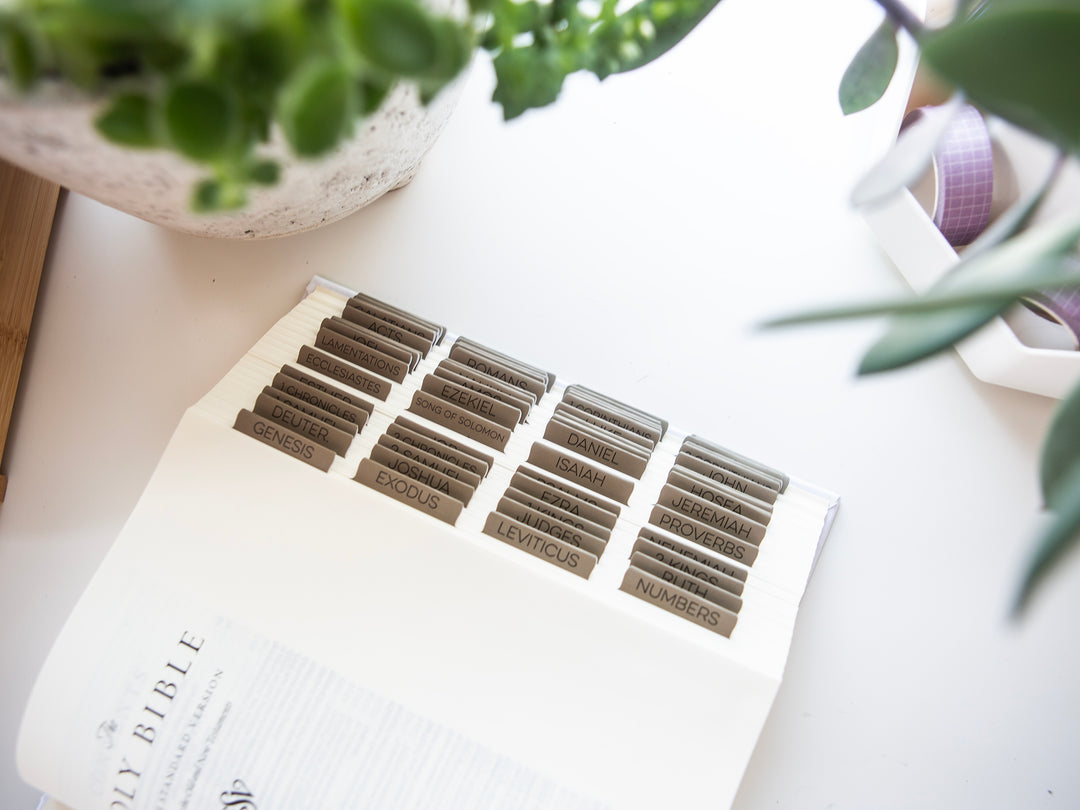 Neutral Tan Bible Tabs - Kingfolk Co