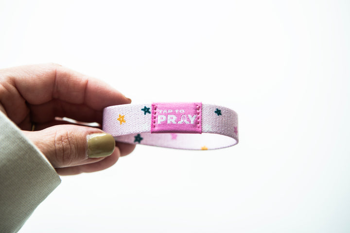 YHWH Tap to Pray® Stretchy Bracelet - Kingfolk Series Collab with Versible Tap to Pray