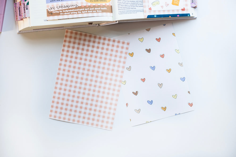 Temple Care Scrapbook Tip-in Sheet Set - Kingfolk Co
