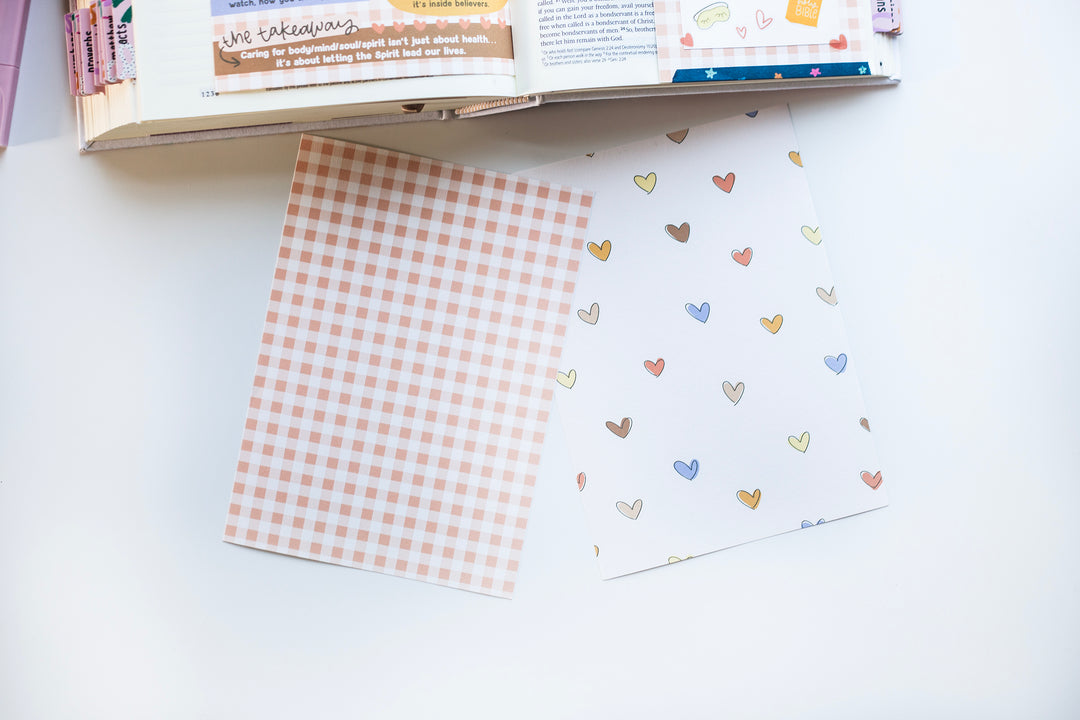 Temple Care Scrapbook Tip-in Sheet Set - Kingfolk Co