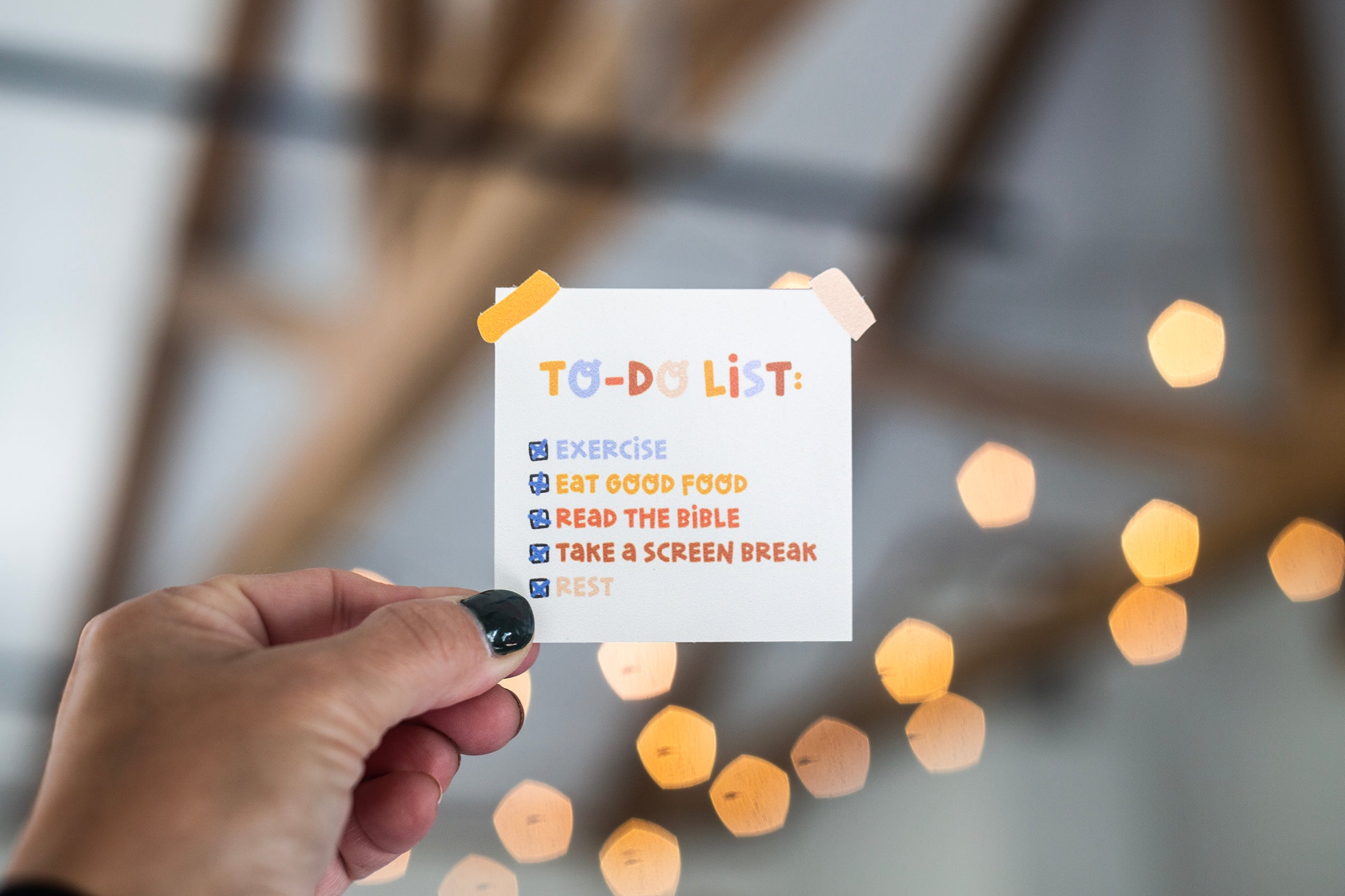 Topic List Sticker To-Do List Temple Care Vinyl Sticker – Kingfolk Co