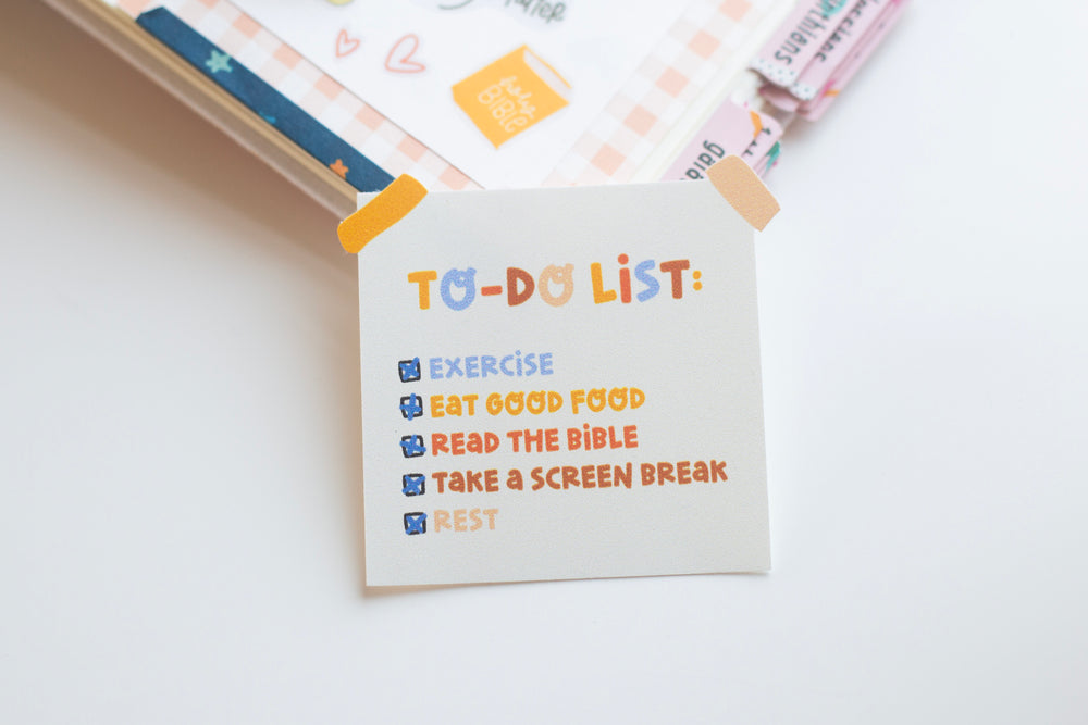 To-Do List Vinyl Sticker - Kingfolk Co