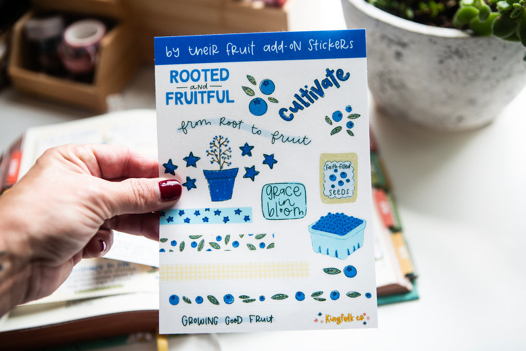 By Their Fruit ADD-ON Sticker Sheet - Kingfolk Co