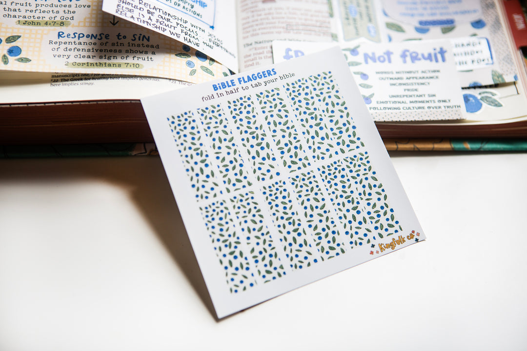By Their Fruit Blueberry Bible Flaggers - Kingfolk Co