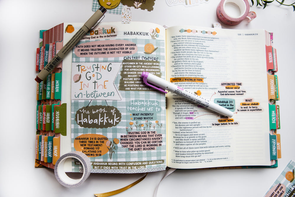 Habakkuk Tip-in Sheet - Kingfolk Co