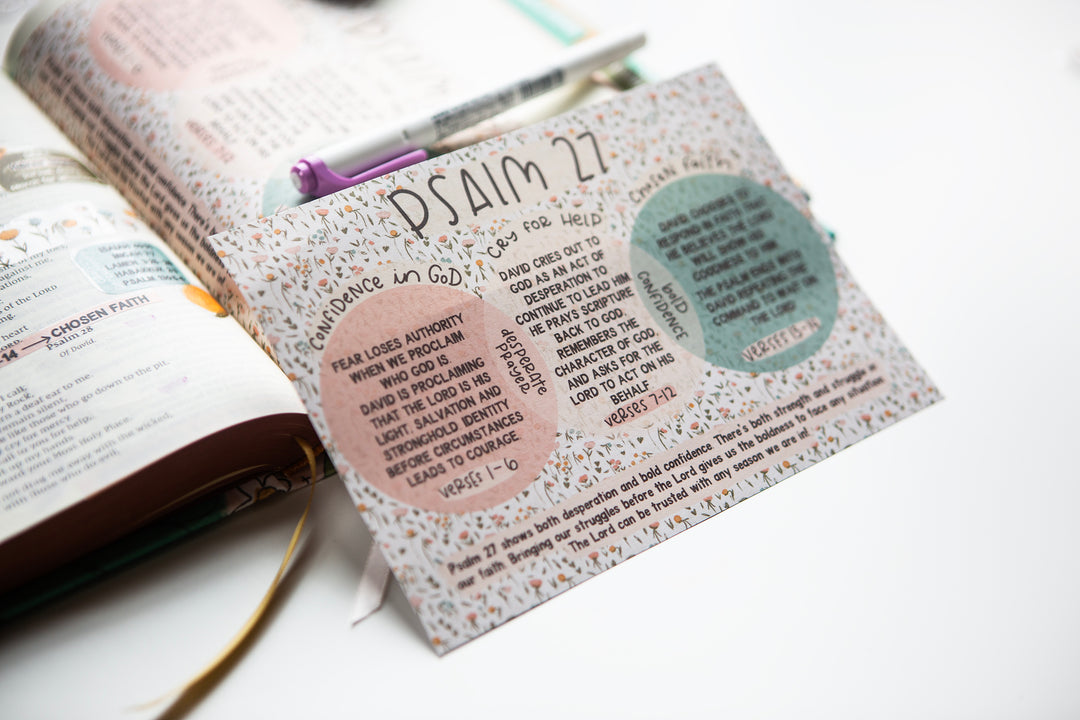 Psalm 27 Tip-in Sheet - Kingfolk Co