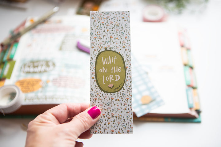 Wait on the Lord bookmark - Kingfolk Co